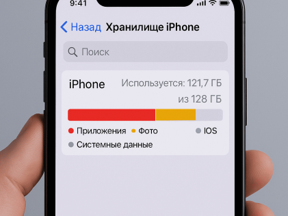 Что делать, если системные данные iPhone занимают много места