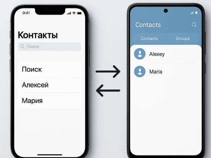 Как перенести контакты с телефона на симку