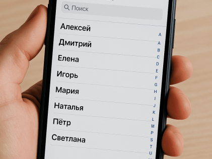 Как удалить все контакты с iPhone