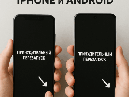 Как сделать жесткую перезагрузку на iPhone и Android